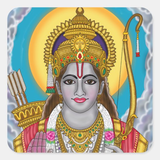 Lord Rama Stickers (Vorderseite)
