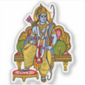 Lord Rama Stickers Aufkleber (Vorderseite)