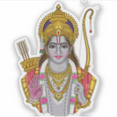 Lord Rama Stickers Aufkleber (Vorderseite)