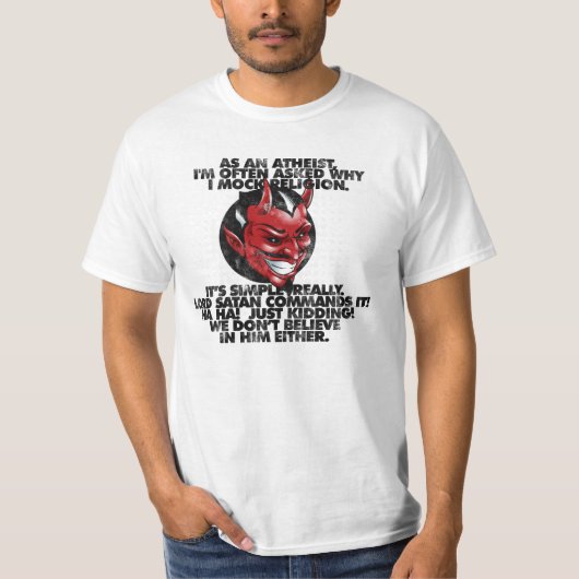 Lord Satan Commands It! T-Shirt (Vorderseite)