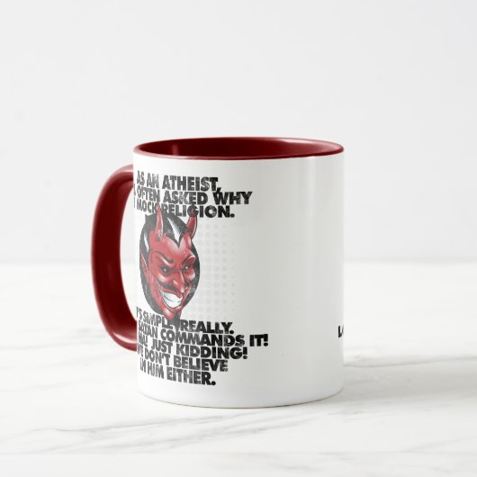 Lord Satan Commands It! Tasse (Vorderseite Links)