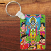 Lord Satyanarayan Schlüsselanhänger (Vorderseite)