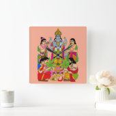 Lord Satyanarayan Wanduhr (Zuhause)