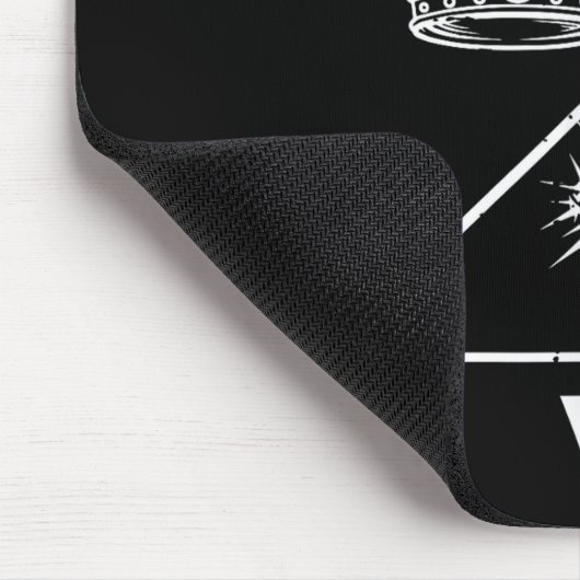 Lord Saviour Crown Christian God Jesus Bible Men W Mousepad (Ecke)