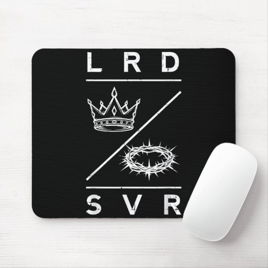 Lord Saviour Crown Christian God Jesus Bible Men W Mousepad (Mit Mouse)