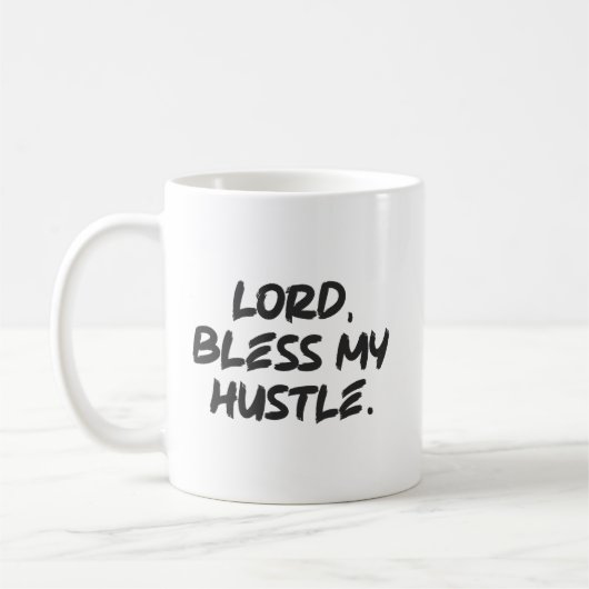 Lord, segne mein Husteln - Motivierend Christlich Kaffeetasse (Links)