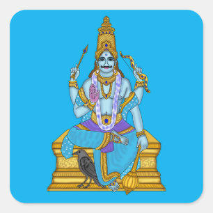Lord Shani Dev Aufkleber
