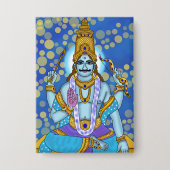 Lord Shani Dev Knopf Button (Vorderseite)