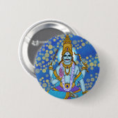 Lord Shani Dev Knopf Button (Vorne & Hinten)