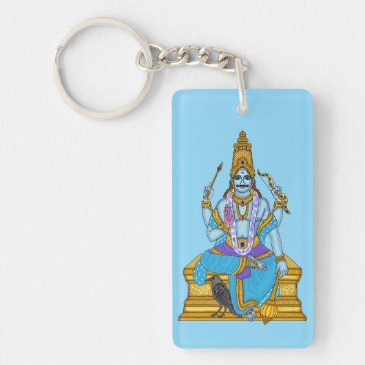 Lord Shani Dev Schlüsselanhänger (Vorderseite)