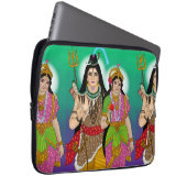Lord Shiv-Parvati Laptop Cover (Vorne Rechts)