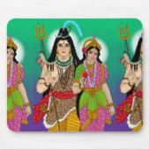 Lord Shiv-Parvati Mouse Pad Mousepad (Vorne)