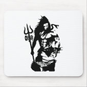 Lord Shiva Art Angry Trishul Mousepad (Vorne)