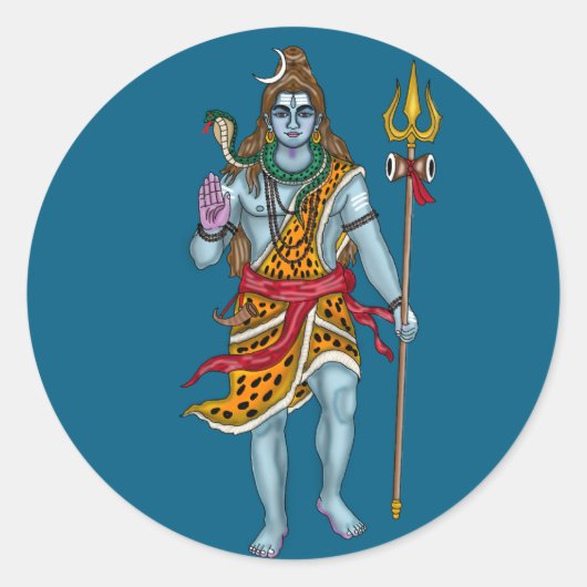 Lord Shiva Aufkleber (Vorderseite)