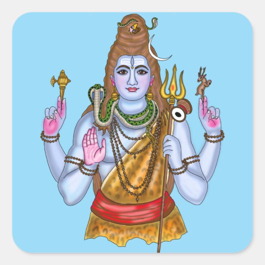 Lord Shiva Aufkleber (Vorderseite)