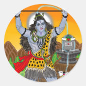Lord Shiva Aufkleber (Vorderseite)