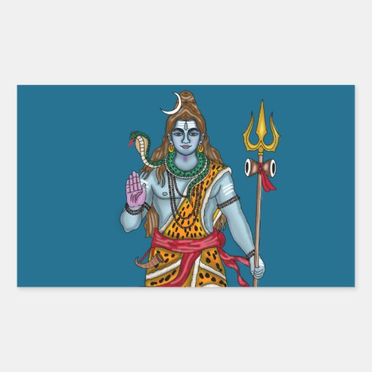 Lord Shiva Aufkleber (Vorderseite)