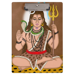 Lord Shiva Clipboard Klemmbrett