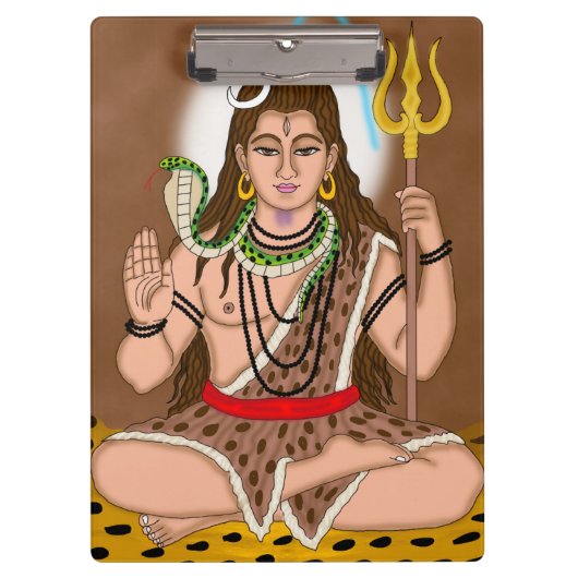 Lord Shiva Clipboard Klemmbrett (Vorderseite)