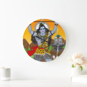 Lord Shiva Clock Große Wanduhr (Zuhause)