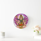 Lord Shiva Clock Runde Wanduhr (Zuhause)