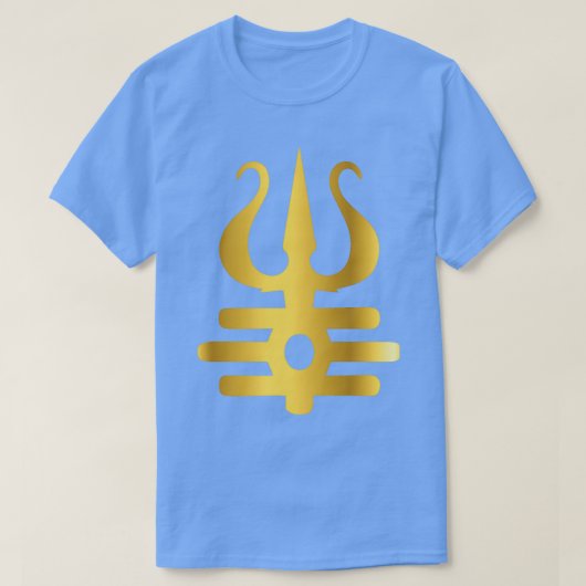 Lord shiva golden trishul Designer Artwork T-Shirt (Design vorne)