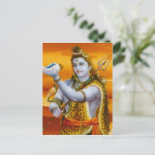 Lord Shiva (Hindu Deity Series) Postkarte (Stehend Vorderseite)