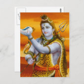 Lord Shiva (Hindu Deity Series) Postkarte (Vorne/Hinten)