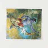 Lord Shiva Hindu God - Tapestry Wandteppich (Vorderseite (Horizontal))