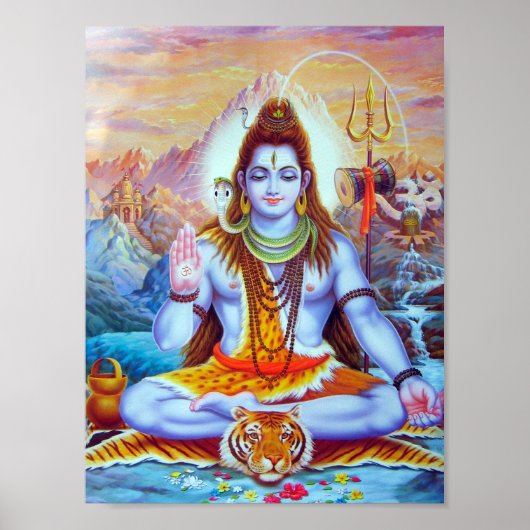 Lord Shiva Hindu Religion Poster (Vorne)