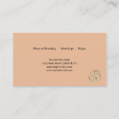 Lord Shiva 🕉 Hindu Visitenkarte (Rückseite)