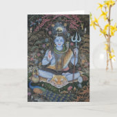 Lord Shiva Karte (Gelbe Blume)