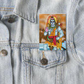Lord Shiva Knopf Button (Insitu)