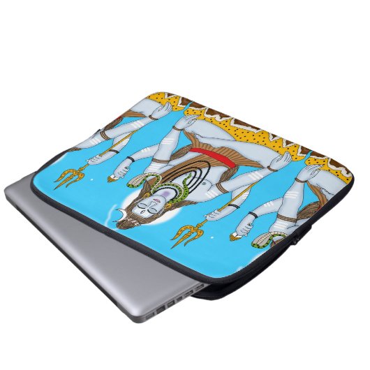 Lord Shiva Laptop Case (Vorne Knopf)