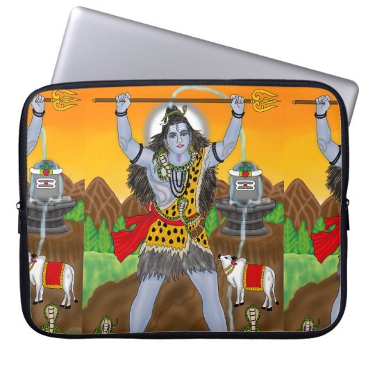 Lord Shiva Laptop Cover (Vorderseite)