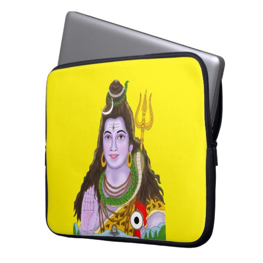 Lord Shiva Laptopschutzhülle (Vorderseite Links)