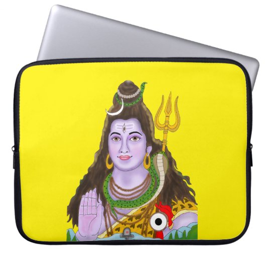 Lord Shiva Laptopschutzhülle (Vorderseite)