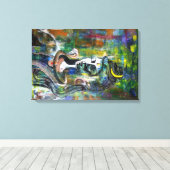 Lord Shiva Leinwanddruck (Insitu (Holzboden))