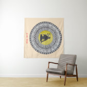 Lord Shiva Mandala-Teppich Wandteppich (Beispiel (Horizontal))