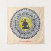 Lord Shiva Mandala-Teppich Wandteppich (Vorderseite)