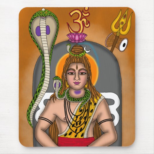 Lord Shiva-Mauspad Mousepad (Vorne)