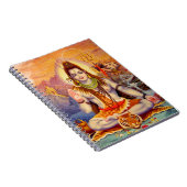 Lord Shiva Meditating Notebook Notizblock (Rechte Seite)