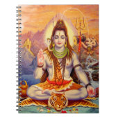Lord Shiva Meditating Notebook Notizblock (Vorderseite)