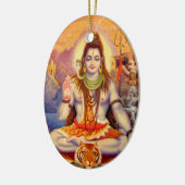 Lord Shiva Meditating Ornament (Links)