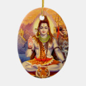 Lord Shiva Meditating Ornament (Vorne)