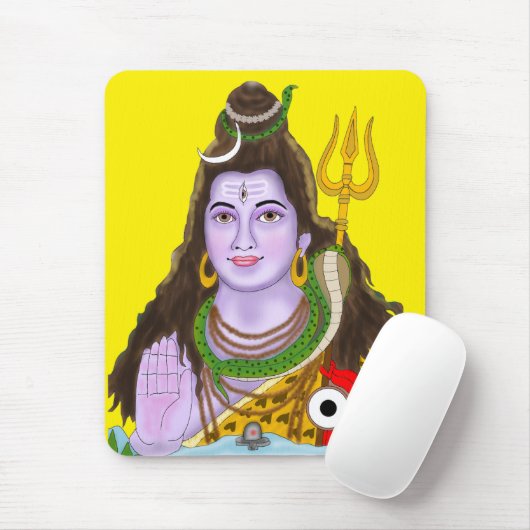 Lord Shiva Mouse Pad Mousepad (Mit Mouse)