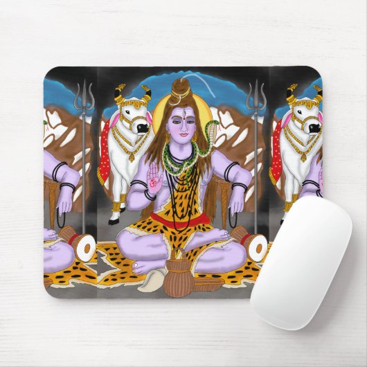 Lord Shiva Mouse Pad Mousepad (Mit Mouse)