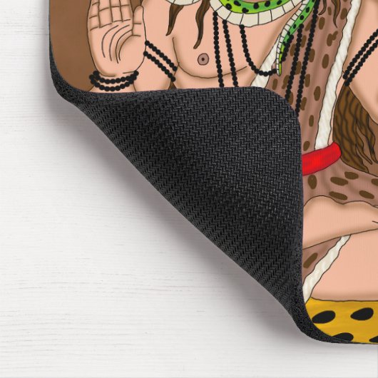 Lord Shiva Mouse Pad Mousepad (Ecke)