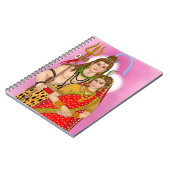 Lord Shiva Parvati Notebook Notizblock (Linke Seite)