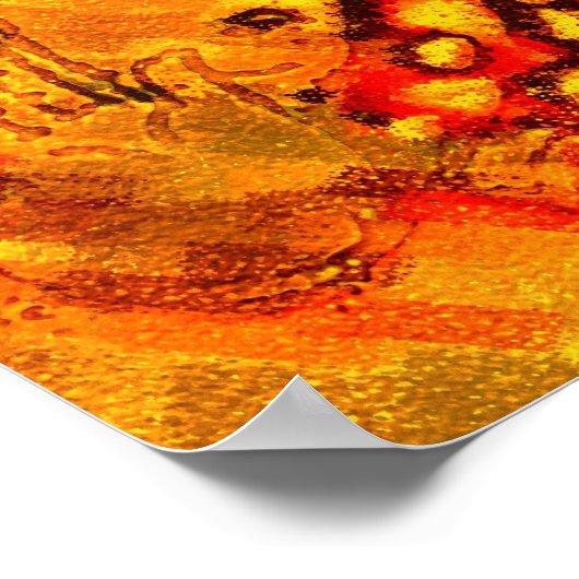 Lord Shiva Parvati Poster (Ecke)